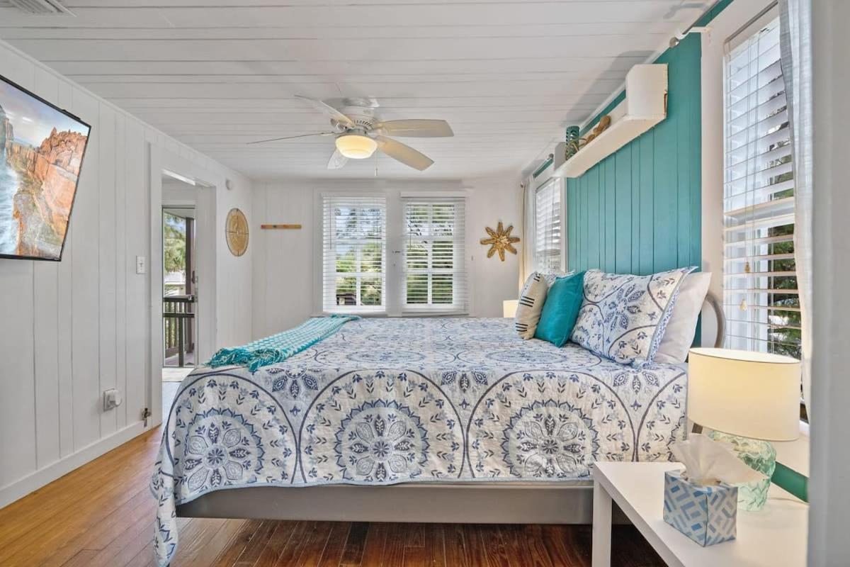 Marvelous Mermaid Bungalow, Dog-Friendly Upstairs Apt In Prime Vilano Beach 圣奥古斯丁 外观 照片