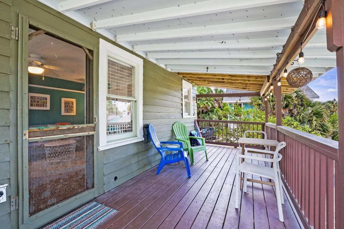 Marvelous Mermaid Bungalow, Dog-Friendly Upstairs Apt In Prime Vilano Beach 圣奥古斯丁 外观 照片