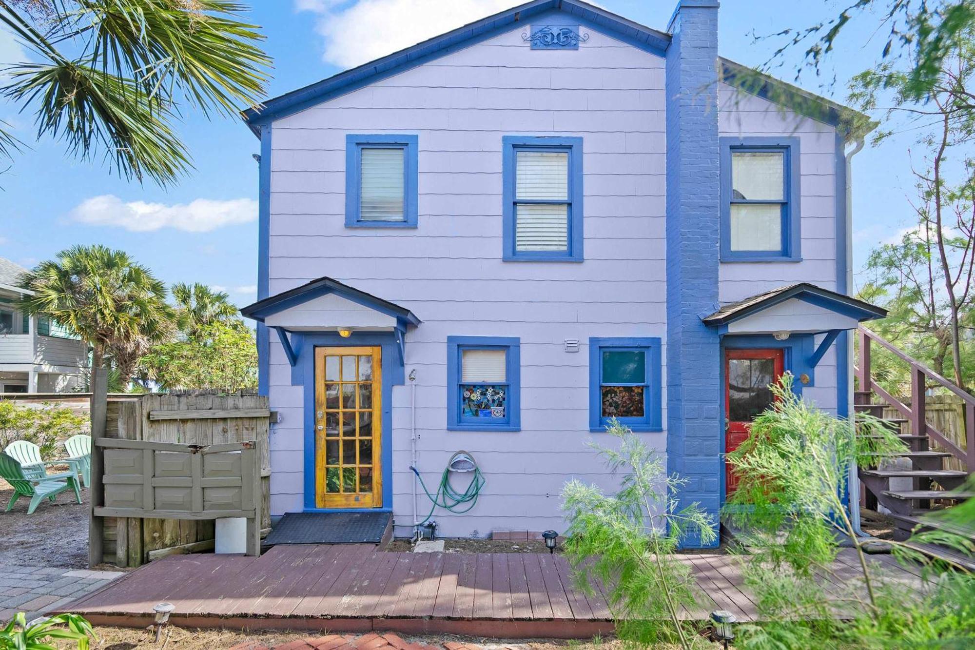 Marvelous Mermaid Bungalow, Dog-Friendly Upstairs Apt In Prime Vilano Beach 圣奥古斯丁 外观 照片